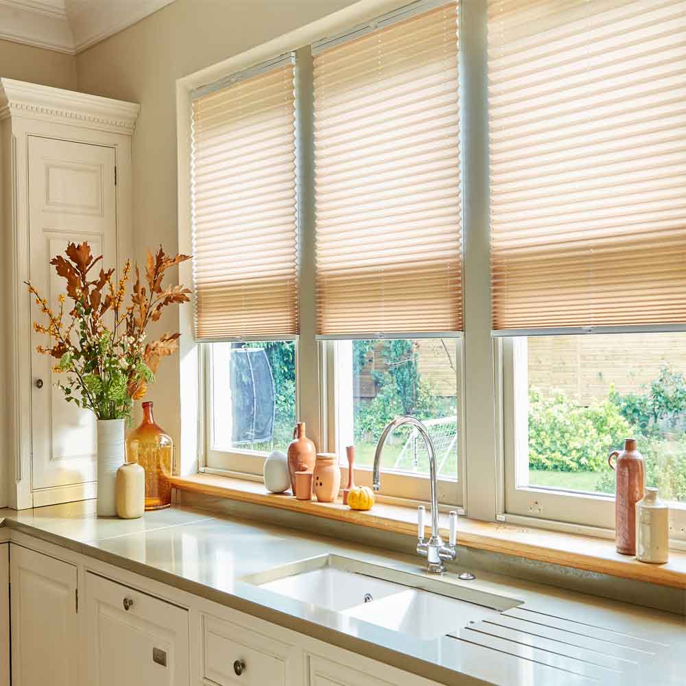 Pleated blinds in Hereford